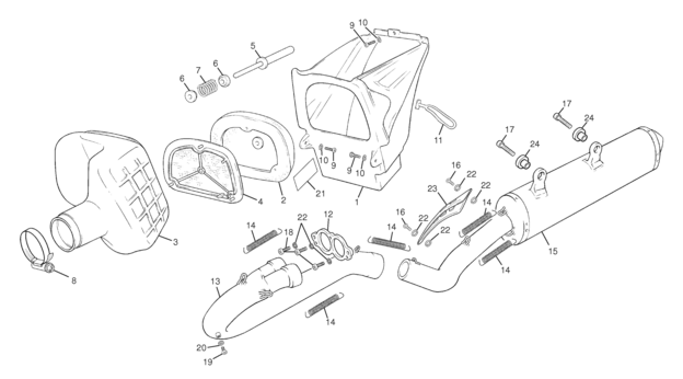 5 - AIRBOX - EXHAUST SYSTEM