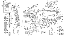 4 - REAR SHOCK - SWINGARM