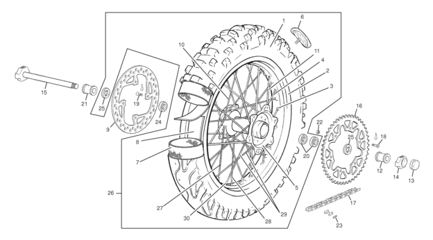 9 - REAR WHEEL