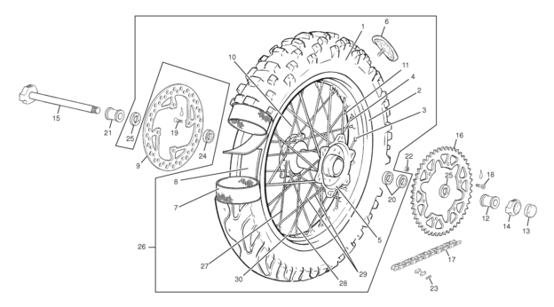 9 - REAR WHEEL