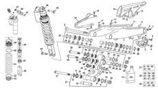 3 - REAR SHOCK - SWINGARM