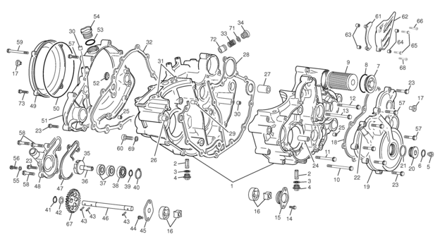 16 - CRANKCASE ASSEMBLY