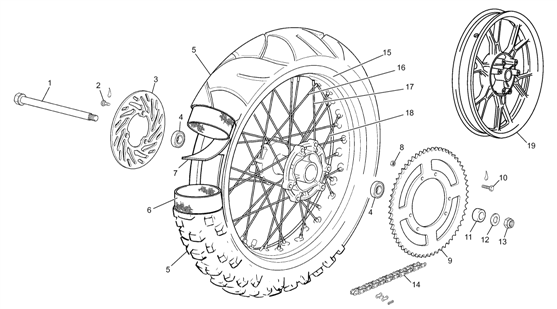 9 - REAR WHEEL