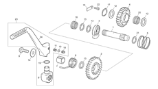 12 - KICKSTARTER ASSEMBLY