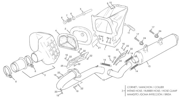 5 - AIRBOX - EXHAUST SYSTEM
