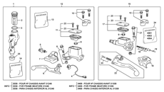 8 - MASTER CYLINDER FRONT-REAR CALIPER