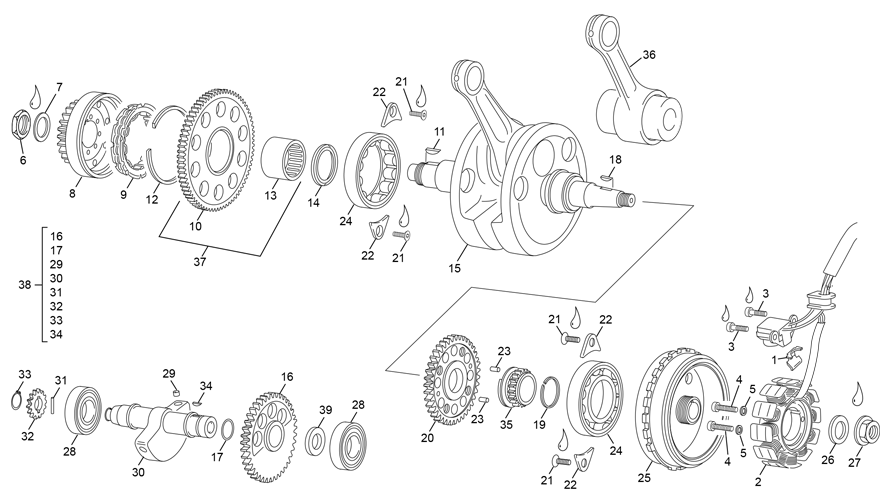 20 - CRANKSHAFT ASSY
