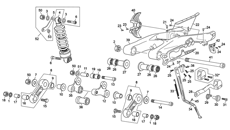 3 - REAR SHOCK - SWINGARM