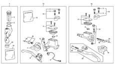 8 - MASTER CYLINDER FRONT - CLUTCH - REAR