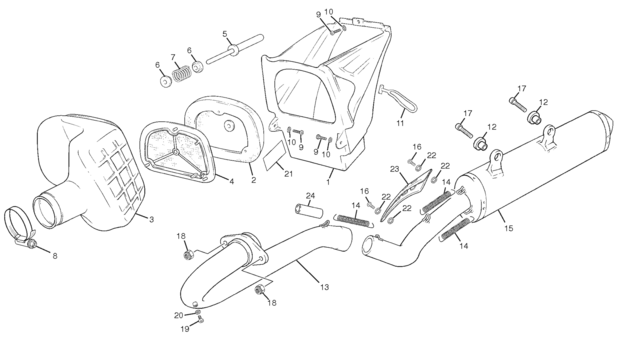 5 - AIRBOX - EXHAUST SYSTEM