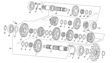 19 - GEAR SET FROM FRAME #003035