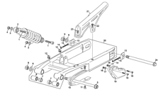 3 - REAR SHOCK - SWINGARM