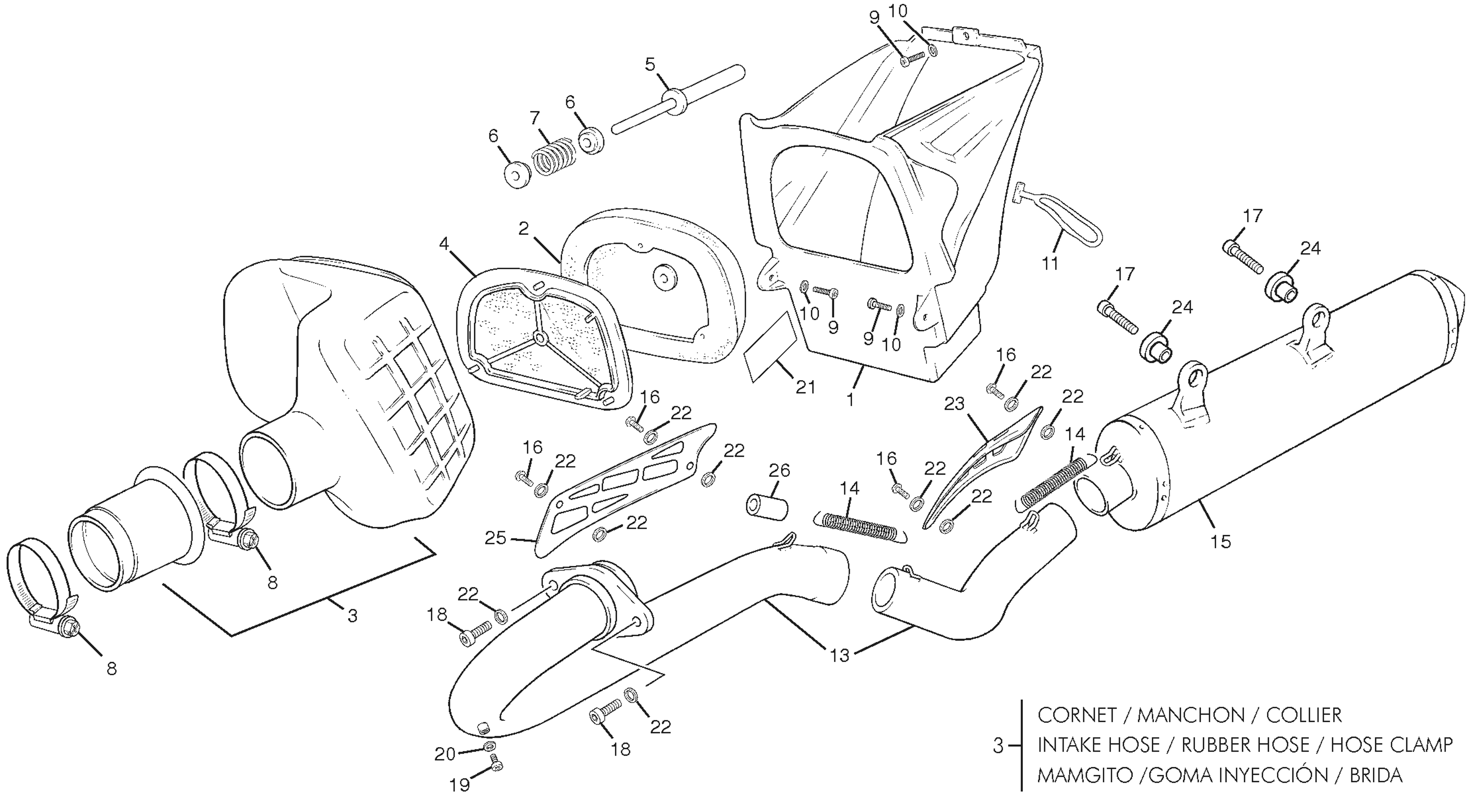 5 - AIRBOX - EXHAUST SYSTEM
