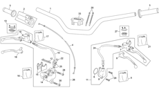 9 - HANDLEBAR WITH BRAKTEC SYSTEM