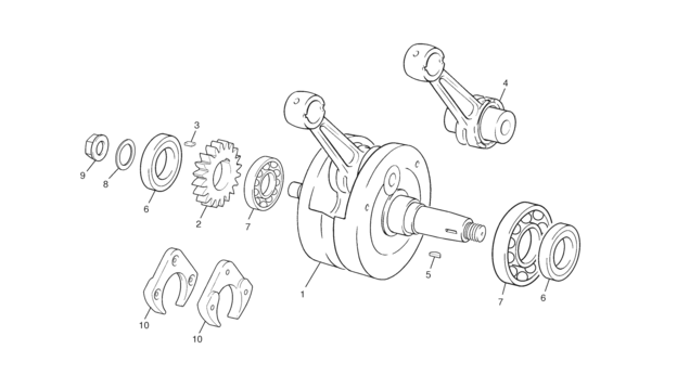 16 - CRANKSHAFT ASSY