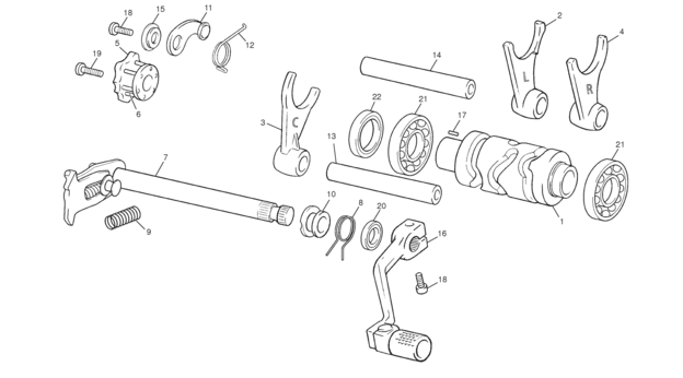 13 - GEAR SELECTOR GROUP
