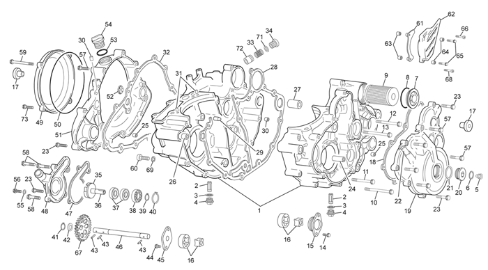 17 - CRANKCASE ASSEMBLY