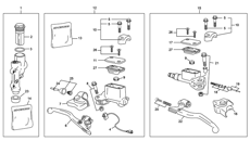 8 - MASTER CYLINDER FRONT - CLUTCH - REAR