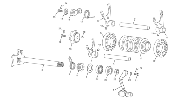 13 - GEAR SELECTOR GROUP