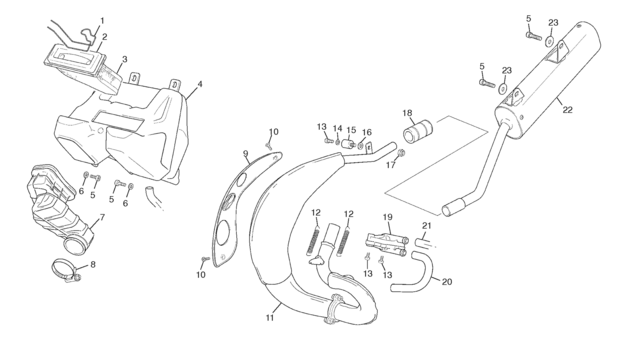 AIRBOX - EXHAUST SYSTEM