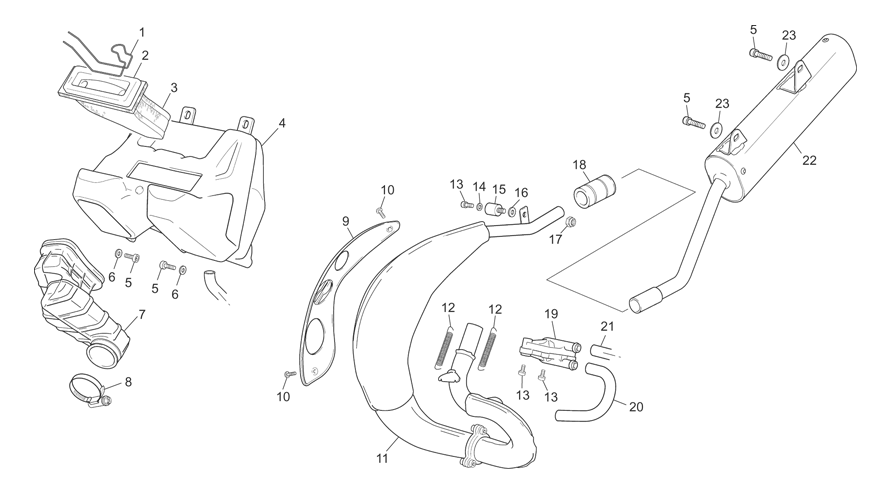 AIRBOX - EXHAUST SYSTEM