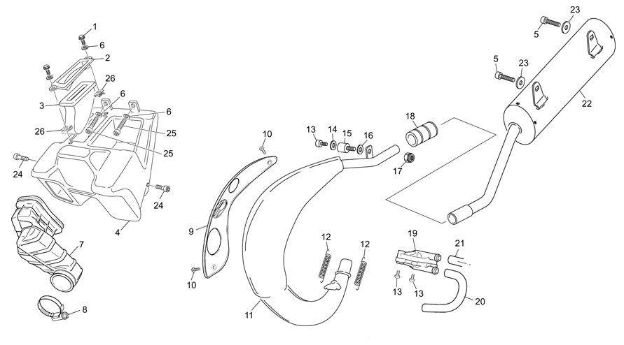 AIRBOX - EXHAUST SYSTEM