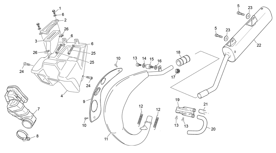 AIRBOX - EXHAUST SYSTEM