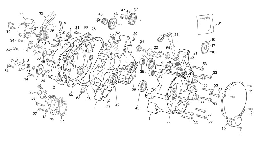 CRANKCASE ASSEMBLY