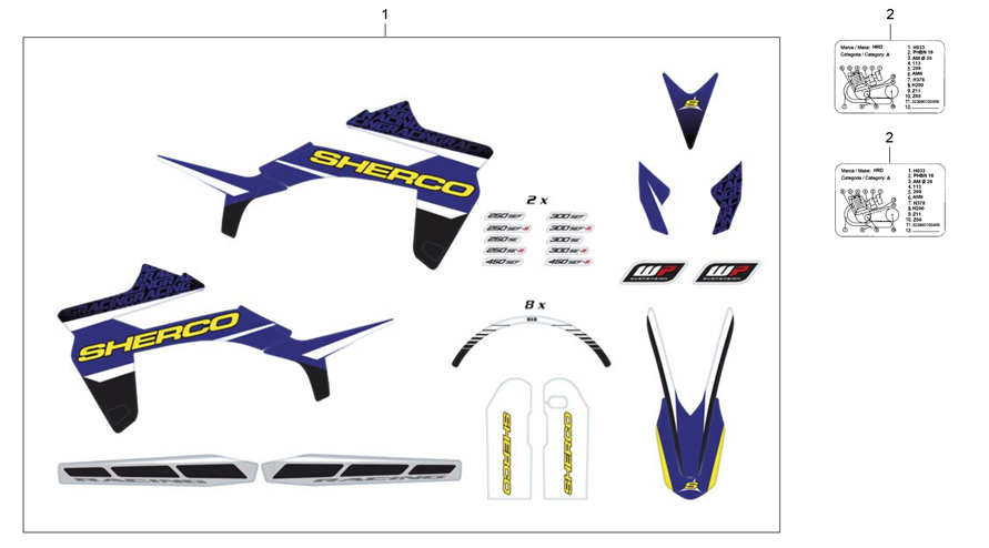 STICKER BLUE
