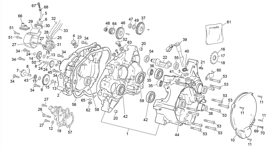 CRANKCASE ASSEMBLY