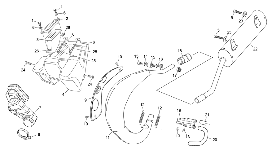 AIRBOX - EXHAUST SYSTEM