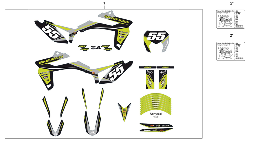 STICKER SILVER