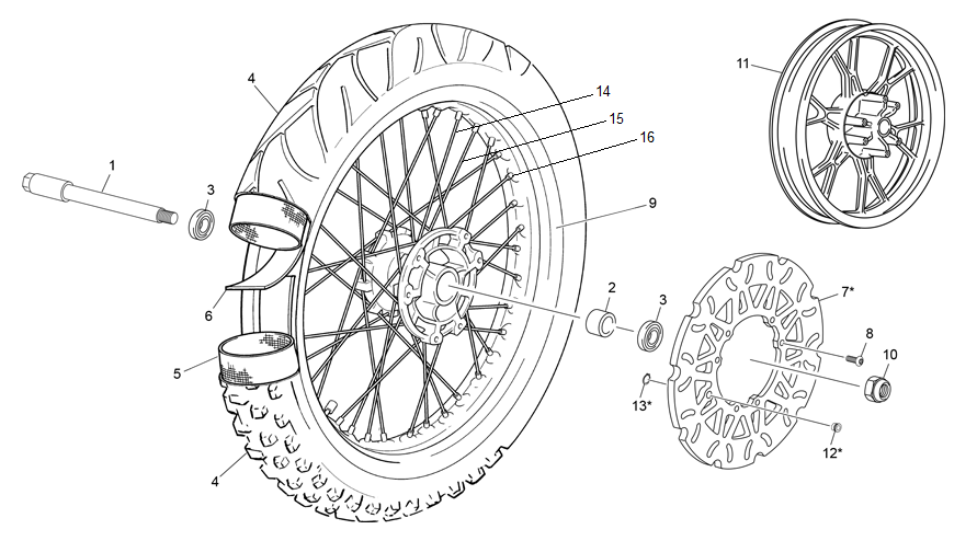 FRONT WHEEL