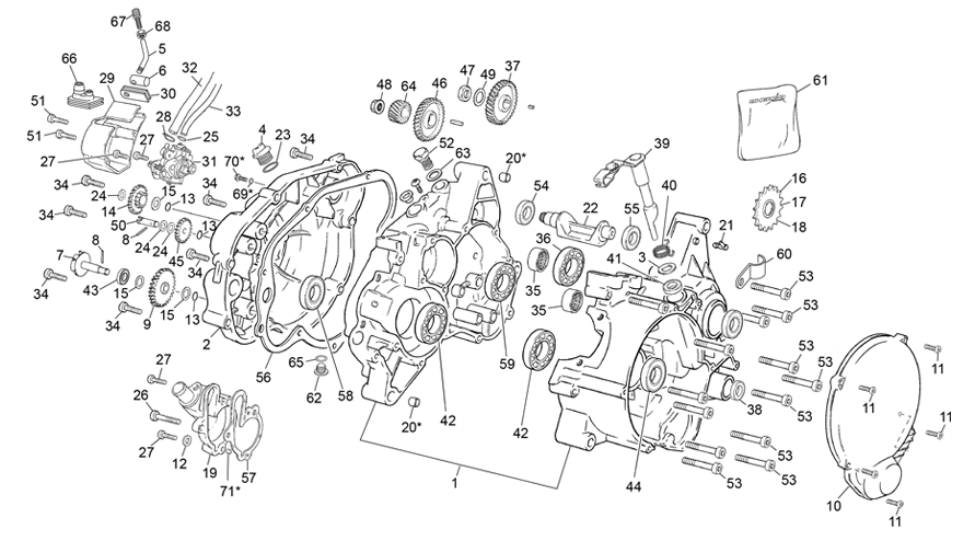 CRANKCASE ASSEMBLY
