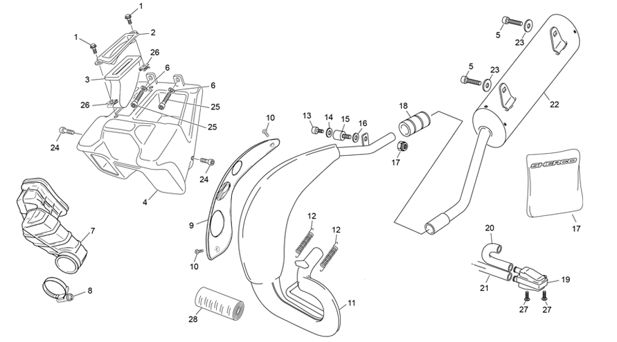 AIRBOX - EXHAUST SYSTEM