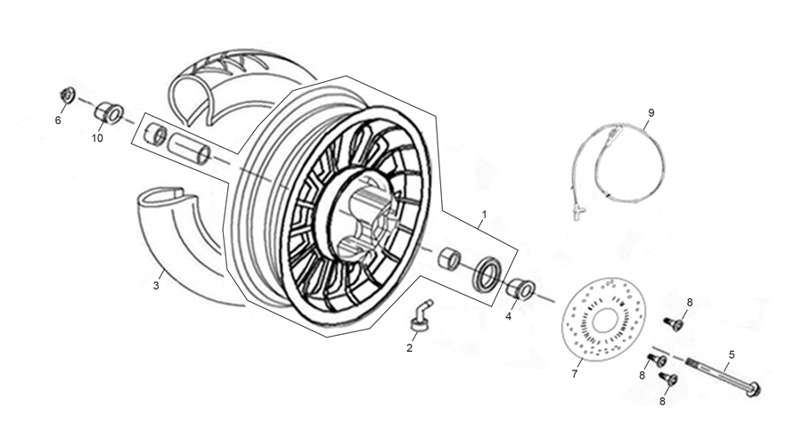 FRONT WHEEL