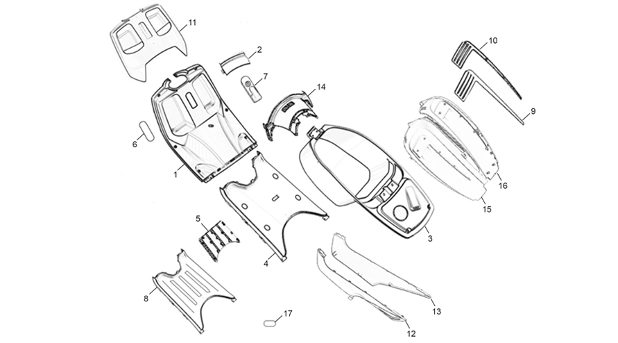 BOX LUGGAGE ASSY