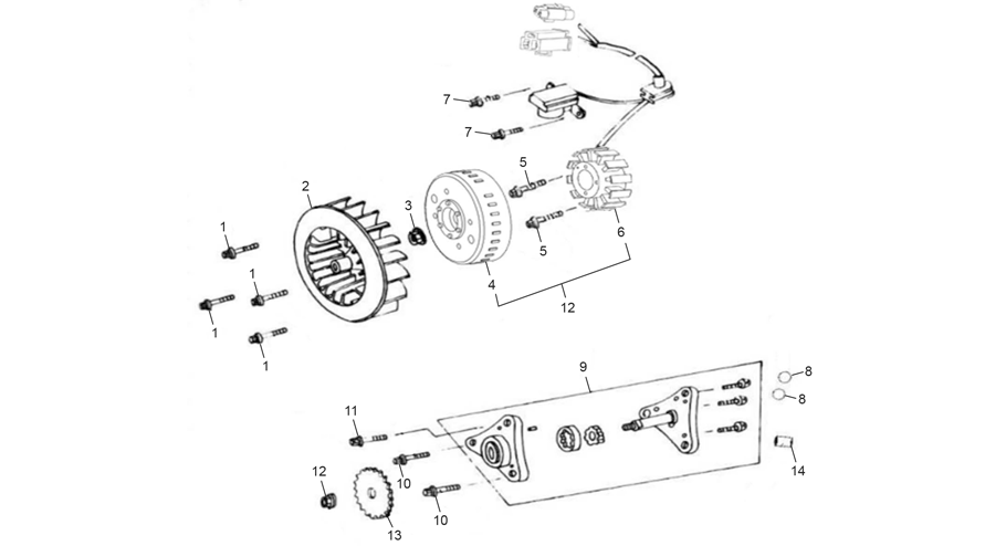 WIND WHEEL / STATOR IGNITION