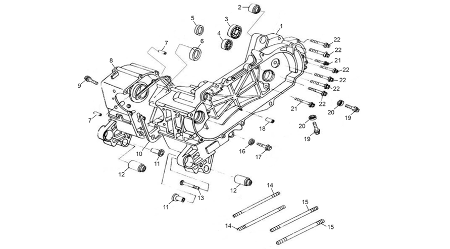 CRANKCASE ASSEMBLY