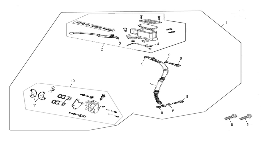 FRONT MASTER CYLINDER / FRONT CALIPER