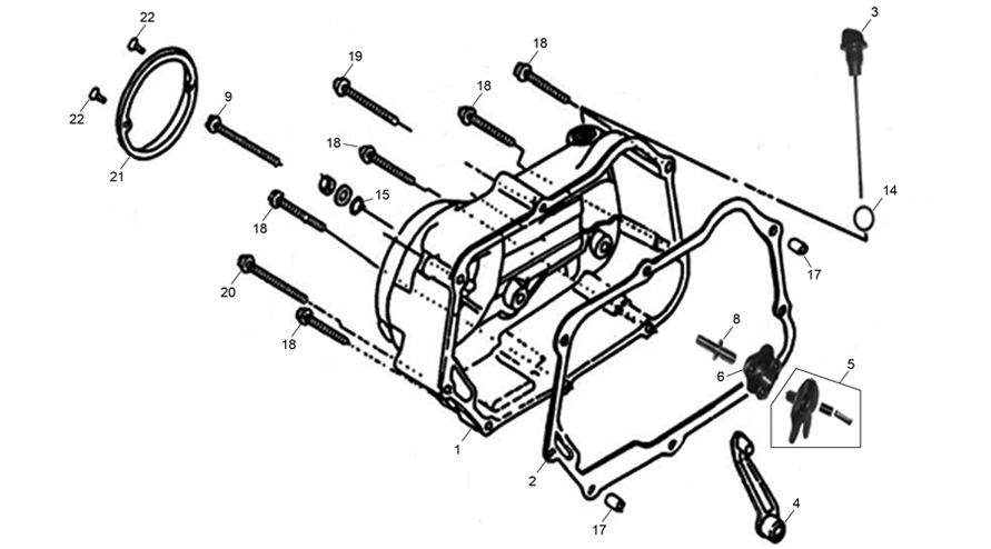RIGHT CRANKCASE COVER