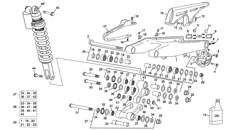 3 - REAR SHOCK - SWINGARM