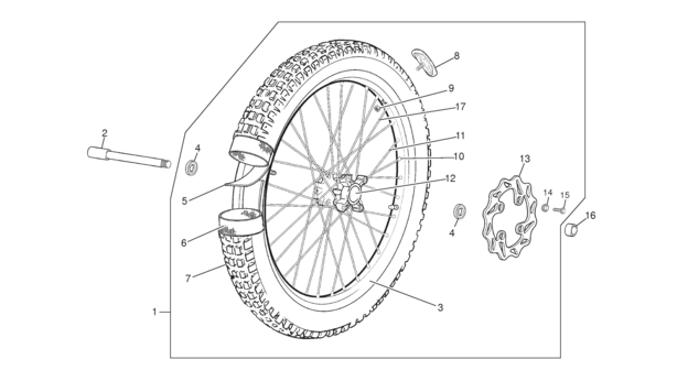 6 - FRONT WHEEL