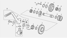 12 - KICKSTARTER ASSEMBLY