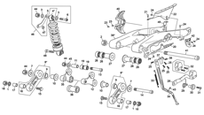 3 - REAR SHOCK - SWINGARM