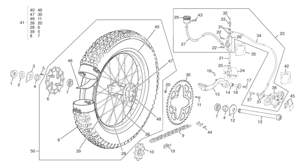 13 - REAR WHEEL