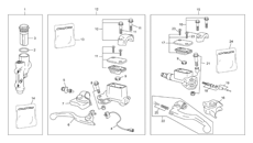 8 - MASTER CYLINDER FRONT-REAR CALIPER