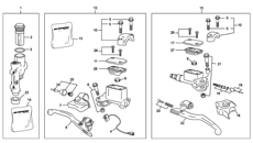 7 - MASTER CYLINDER FRONT-REAR CALIPER