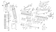 4 - REAR SHOCK - SWINGARM