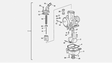 18 - CARBURETOR  KEIHIN PWK 36